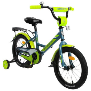 Велосипед 16" Graffiti Classic, цвет серый/лимонный Велосипед 16" Graffiti Classic, цвет серый/лимонный