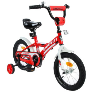 Велосипед 16" Graffiti Storman, цвет красный/белый Велосипед 16" Graffiti Storman, цвет красный/белый