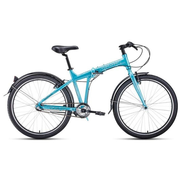 Велосипед 26" Forward Tracer 3.0, цвет бирюзовый/белый, размер 19"
