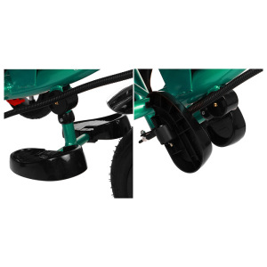 Велосипед трёхколёсный Micio Classic Air, надувные колёса 10"/8, цвет бирюзовый Велосипед трёхколёсный Micio Classic Air, надувные колёса 10"/8, цвет бирюзовый