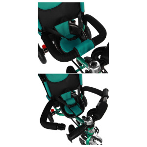 Велосипед трёхколёсный Micio Classic Air, надувные колёса 10"/8, цвет бирюзовый Велосипед трёхколёсный Micio Classic Air, надувные колёса 10"/8, цвет бирюзовый