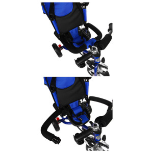 Велосипед трёхколёсный Micio Classic, колёса EVA 10"/8", цвет синий Велосипед трёхколёсный Micio Classic, колёса EVA 10"/8", цвет синий