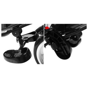 Велосипед трёхколёсный Micio Classic Plus, колёса EVA 10"/8", цвет сливовый Велосипед трёхколёсный Micio Classic Plus, колёса EVA 10"/8", цвет сливовый