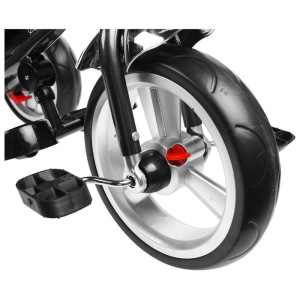 Велосипед трёхколёсный Micio Classic Plus, колёса EVA 10"/8", цвет сливовый Велосипед трёхколёсный Micio Classic Plus, колёса EVA 10"/8", цвет сливовый