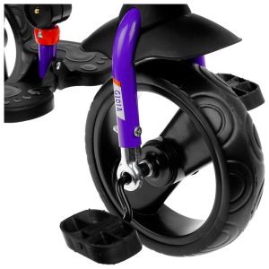 Велосипед трехколесный Micio Gioia, колеса EVA 10"/8", цвет фиолетовый Велосипед трехколесный Micio Gioia, колеса EVA 10"/8", цвет фиолетовый