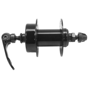 Втулка передняя 36 отв, сталь, QS-218F, под диск, с эксцентриком, цвет чёрный Втулка передняя 36 отв, сталь, QS-218F, под диск, с эксцентриком, цвет чёрный