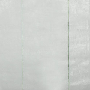 Агроткань застилочная, с разметкой, 5 × 1,05 м, плотность 100 г/м², полипропилен, белая, колышки - 10 шт., Nacsan Агроткань застилочная, с разметкой, 5 × 1,05 м, плотность 100 г/м², полипропилен, белая, колышки - 10 шт., Nacsan