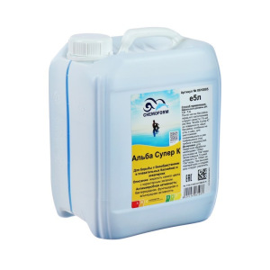 Альгицид против водорослей, бактерий и грибков в бассейне Альба Супер К 5 л Альгицид против водорослей, бактерий и грибков в бассейне Альба Супер К 5 л
