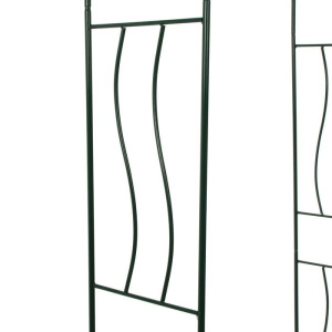 Арка садовая, разборная, 240 × 125 × 36,5 см, металл, зелёная, «Волна» Арка садовая, разборная, 240 × 125 × 36,5 см, металл, зелёная, «Волна»