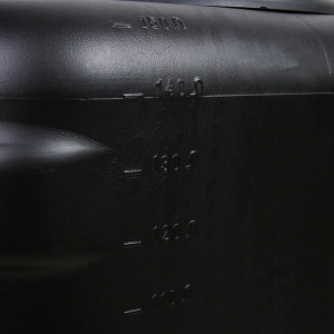 Бак для душа, 150 л, с крышкой, с резьбой под кран, чёрный Бак для душа, 150 л, с крышкой, с резьбой под кран, чёрный