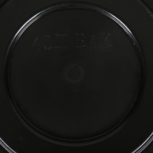 Бак хозяйственно-бытовой, 40 л, с крышкой, чёрный Бак хозяйственно-бытовой, 40 л, с крышкой, чёрный