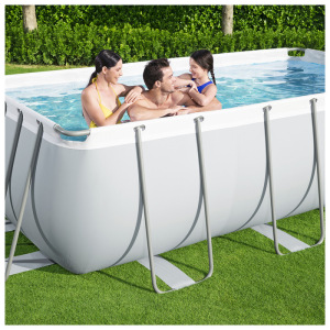 Бассейн каркасный Power Steel, 404 х 201 х 100 см, песчаный фильтр-насос, лестница, 56442 Bestway Бассейн каркасный Power Steel, 404 х 201 х 100 см, песчаный фильтр-насос, лестница, 56442 Bestway
