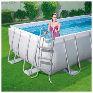 Бассейн каркасный Power Steel, 404 х 201 х 100 см, песчаный фильтр-насос, лестница, 56442 Bestway Бассейн каркасный Power Steel, 404 х 201 х 100 см, песчаный фильтр-насос, лестница, 56442 Bestway