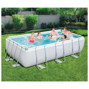 Бассейн каркасный Power Steel, 404 х 201 х 100 см, песчаный фильтр-насос, лестница, 56442 Bestway Бассейн каркасный Power Steel, 404 х 201 х 100 см, песчаный фильтр-насос, лестница, 56442 Bestway