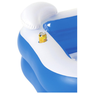 Бассейн надувной, 213 х 206 х 69 см, с сиденьями и подголовниками, от 6 лет, 54153 Bestway Бассейн надувной, 213 х 206 х 69 см, с сиденьями и подголовниками, от 6 лет, 54153 Bestway