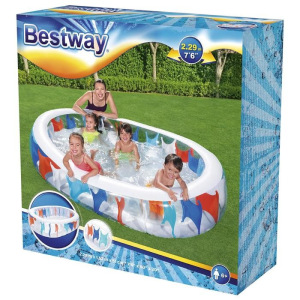 Бассейн надувной, 229 х 152 х 51 см, от 6 лет, 54066 Bestway Бассейн надувной, 229 х 152 х 51 см, от 6 лет, 54066 Bestway