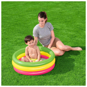 Бассейн надувной «Радуга», 70 х 24 см, от 2 лет, 51128 Bestway Бассейн надувной «Радуга», 70 х 24 см, от 2 лет, 51128 Bestway