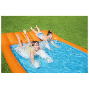 Бассейн с горкой и распылителем, 341 x 213 x 38 см, 53080 Bestway Бассейн с горкой и распылителем, 341 x 213 x 38 см, 53080 Bestway