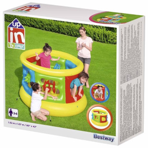 Батут надувной, 152 х 107 см, до 65 кг, от 3-6 лет, 52056 Bestway Батут надувной, 152 х 107 см, до 65 кг, от 3-6 лет, 52056 Bestway