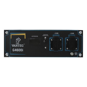 Бензиновый инверторный генератор VARTEG G4600i, 4 кВт, 7 л.с, 2х220 В/16 А, ручной старт Бензиновый инверторный генератор VARTEG G4600i, 4 кВт, 7 л.с, 2х220 В/16 А, ручной старт