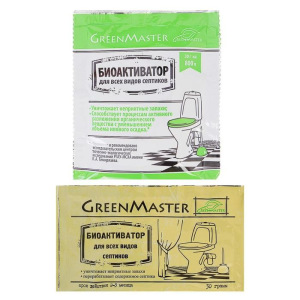 Биоактиватор для септиков Greenmaster, 30 г Биоактиватор для септиков Greenmaster, 30 г
