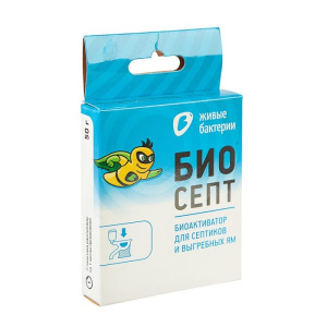 Биоактиватор для септиков и выгребных ям Биосепт, 50 гр 2 дозы Биоактиватор для септиков и выгребных ям Биосепт, 50 гр 2 дозы