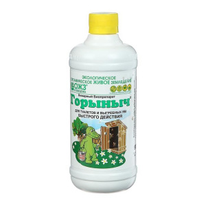 Биопрепарат Горыныч-бинарный для туалетов и выгребных ям (0,5л. + 3 пакетика по 30г.) Биопрепарат Горыныч-бинарный для туалетов и выгребных ям (0,5л. + 3 пакетика по 30г.)