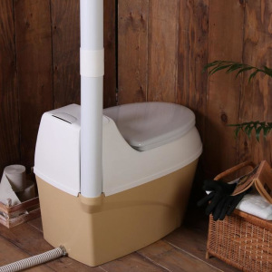 Биотуалет торфяной, Piteco 506, 44 л, с ведром, торфом, вентиляцией и дренажом Биотуалет торфяной, Piteco 506, 44 л, с ведром, торфом, вентиляцией и дренажом