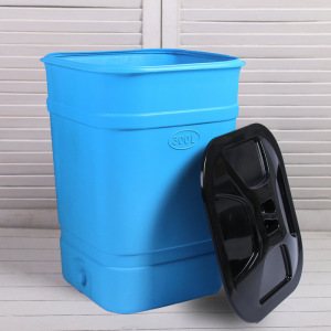 Бочка-бак пищевая, 300 л, с крышкой, цвет МИКС Бочка-бак пищевая, 300 л, с крышкой, цвет МИКС