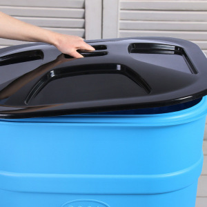 Бочка-бак пищевая, 300 л, с крышкой, цвет МИКС Бочка-бак пищевая, 300 л, с крышкой, цвет МИКС