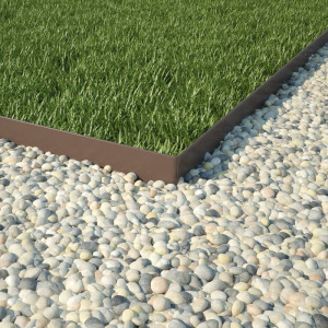 Бордюр для газона, двусторонний, коричневый Бордюр для газона, двусторонний, коричневый