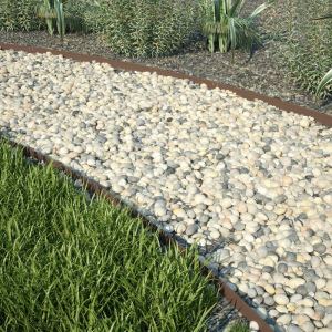 Бордюр для газона, двусторонний, коричневый Бордюр для газона, двусторонний, коричневый