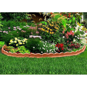 Бордюр «Волна», длина 3.2 м, терракотовый Бордюр «Волна», длина 3.2 м, терракотовый