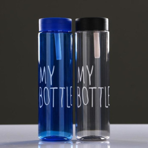 Бутылка для воды 400 мл, микс, 5.5х20.2 см Бутылка для воды 400 мл, микс, 5.5х20.2 см