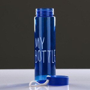 Бутылка для воды 400 мл, микс, 5.5х20.2 см Бутылка для воды 400 мл, микс, 5.5х20.2 см