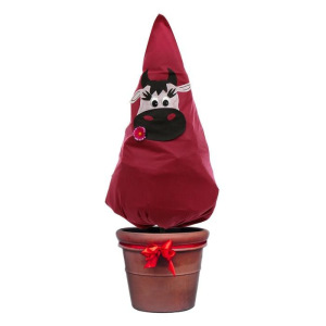 Чехол для растений, конус на шнурках, 100 × 90 см, спанбонд с УФ-стабилизатором, плотность 50 г/м², «Коровка» Чехол для растений, конус на шнурках, 100 × 90 см, спанбонд с УФ-стабилизатором, плотность 50 г/м², «Коровка»