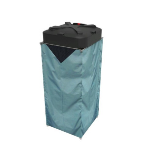 Дачная душевая кабина "Rostok" сборная, без бака, серый Дачная душевая кабина "Rostok" сборная, без бака, серый