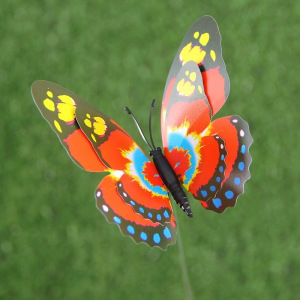 Декоративный штекер "Пёстрая бабочка" микс Декоративный штекер "Пёстрая бабочка" микс