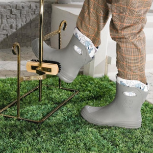 Декроттуар для очистки обуви, 102 × 52 × 22 см, с щёткой и держателем Декроттуар для очистки обуви, 102 × 52 × 22 см, с щёткой и держателем