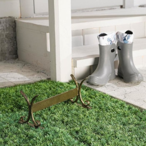 Декроттуар для очистки обуви, 15 × 32 см, бронза Декроттуар для очистки обуви, 15 × 32 см, бронза