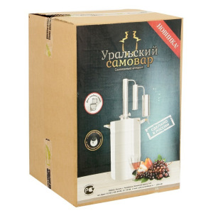 Дистиллятор домашний 12 л "Уральский Самовар", дно 3 мм, кламповое соединение Дистиллятор домашний 12 л "Уральский Самовар", дно 3 мм, кламповое соединение