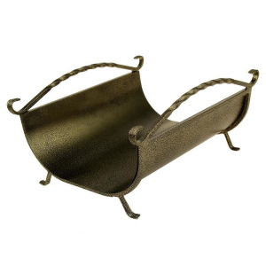 Дровница с поддоном, цвет золото 46х36х25 см Дровница с поддоном, цвет золото 46х36х25 см