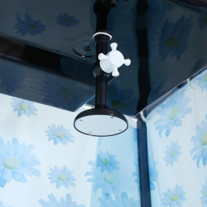 Душ дачный, 75 × 75 × 250 см, тент, бак пластиковый, 55 л, с ЭВН Душ дачный, 75 × 75 × 250 см, тент, бак пластиковый, 55 л, с ЭВН