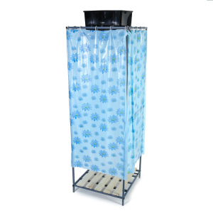 Душ дачный, 75 × 75 × 250 см, тент, бак пластиковый, 55 л, с ЭВН Душ дачный, 75 × 75 × 250 см, тент, бак пластиковый, 55 л, с ЭВН