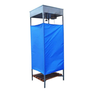 Душ дачный, 80 × 80 × 250 см, тент, бак антикоррозийный, 128 л, с ЭВН Душ дачный, 80 × 80 × 250 см, тент, бак антикоррозийный, 128 л, с ЭВН