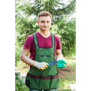 Фартук садовый, 11 карманов, цвет МИКС Фартук садовый, 11 карманов, цвет МИКС