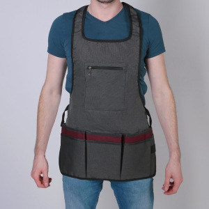 Фартук садовый, 11 карманов, цвет МИКС Фартук садовый, 11 карманов, цвет МИКС