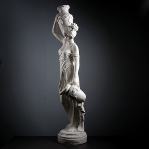 Фигура "Девушка с кувшином" большая, белый 140см Фигура "Девушка с кувшином" большая, белый 140см