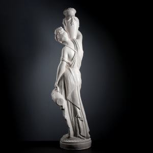 Фигура "Девушка с кувшином" большая, белый 140см Фигура "Девушка с кувшином" большая, белый 140см