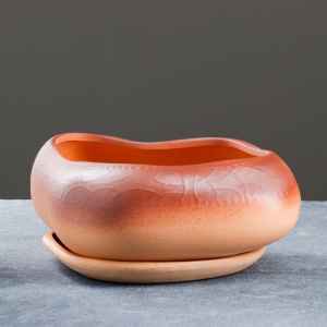 Фигурное кашпо "Бонсай большой" коричневое 22х27х10см Фигурное кашпо "Бонсай большой" коричневое 22х27х10см